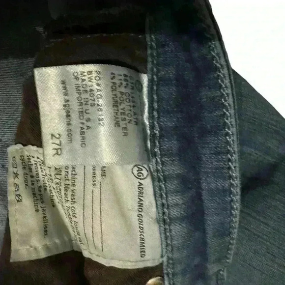 AG Adriano Goldschmied contour 360 the Prima mid-rise cigarette jeans J4 - Picture 3 of 9